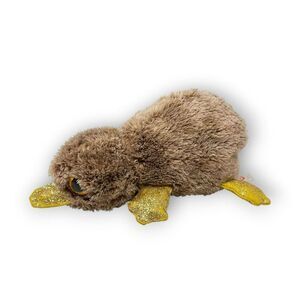 Ty Beanie Boos Perry the Platypus Brown Gold 6" Stuffed Animal Plush No Tag